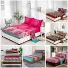 Mandala Fitted/Flat Sheet Mattress Protector Queen/King Size Bedding Pillowcases