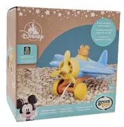 Green Toys Disney Baby Airplane Mickey Mouse Pull Toy Wobble 6 Mo+ New In Box