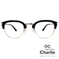 在飛比找momo購物網優惠-【Optician Charlie】韓國亞洲專利光學眼鏡OU