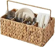 Berdeng Utensil Caddy, Silverware Caddy, Cutlery Holder, Utensil Holder for Party, Picnic Caddy for Plates and Utensils, Utensil Basket for Table,Napkin and Utensil Holder, 5GETISHOULAN