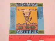 Beer Label: Sierra Blanca RIO GRANDE Brewing Desert Pils ~ Moriarty, NEW MEXICO