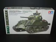 TAMIYA M4A3 SHERMAN TANK 1/35 MODELKit - 75mm Late Model 2 Figs NEW - Free Ship!