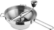 CRILSTYLEO Manual Food Mincer Jam Maker Stainless Steel Blender Vegetable Ricer Fruit Garlic Processor Easy to Clean