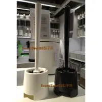 在飛比找蝦皮購物優惠-IKEA 馬桶刷【2色】附立座架 黑白純色極簡 (高度: 3