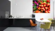 tulips-spring-colorful-bouquet- WALL ARTS high quality Canvas home decor