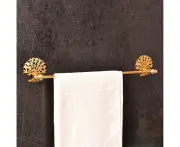 Brass Hand Towel Rack - Tree Bathroom Towel Bar - Brass Hand Towel Bar - Gold Towel Bar Modern - Golden Bathroom Hardware Set - Boho Bathroom Accessories