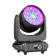DMX RGBW 4 in 1 LED Wash Zoom Moving Head Beam Light - DJ Party Stage Light