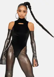 [RXCH] Miranda Bodysuit Mesh Legging Set