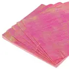 50 Sheet Glitter Origami Paper 6x6 Inch Square Single Sided Paper, Orange Pink