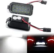 MKVAXR 2Pcs Error Free License Number Plate Light Lamps, for Ford Tourneo Transit Connect Courier Custom 150 250 350HD Car-styling Car Number Plate Light