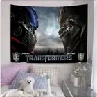 Cartoon Gift Idea Transformers Movies Printed Tapestry Room Decor