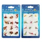 Fish Insect Fly Fishing Fly Lures Kits Dry/Wet Baits Fly Lures Hook for Fish