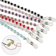 Crystal beads cord chain strap string lanyard for reader eyeglasses spectacle