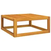 Solid Acacia Wood Timber Coffee Side Table Square Sofa Lounge Garden Stand 68cm