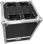 Areyourshop 230W 200W Beam Spot Wash Moving Head Lights Road Case with Wheels 1in1 Fly Case for Professional Stage DJ Club Use