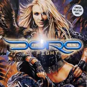 Doro FIGHT Lp SPLATTERED Vinyl Limited Edition Ultra Rare CHEAPEST ON EBAY!