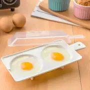 Eggs Draining Egg Boiler Double Cup Eggs Chicken Microwave Egg Steamer