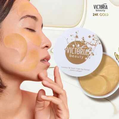 VB 60 pcs 24K Gold Luxurious Silk Touch under Eye Patches + Marine Collagen