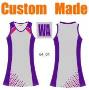Custom Made A-line Netball Dresses Cooldry Workout Training Suits For Female 64