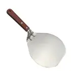 Pizza Paddle Cookie Pizza Spatula Wood Handle Pizza Pie Round Metal Pizza Peel