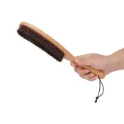 Clothes Brush Antistatic Sweater Lint Hair Removal Wooden Handle Garment Bru HPT