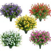 Indoor Artificial Flowers Realistic Fake Plants UV Resistant Exquisite In Style