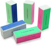 5 pcs Nail Art Shiner Buffer Sanding File Block Manicure 4 Ways Polish Product Useful