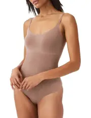 [Spanx] Thinstincts 2.0 Cami Thong Bodysuit in Cafe Au Lait