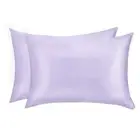 100% Mulberry Silk Pillowcases Set of 2 for Hair and Skin and Super Soft and ...