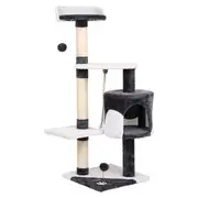 i.Pet Cat Tree 112cm Tower Scratching Post Scratch