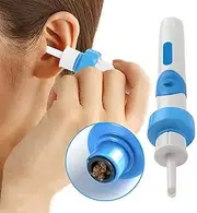 Earwax Removal Kit, Ear Cleaner, Portable Automatic Electric Vacuum Ear Wax, Safe and Comfortable Easy Earwax Remover Soft Prevent Ear-Pick Clean Tools Set for Adults and Kids