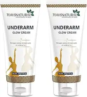 7 DAYS Dark Underarm Whitening Cream | Prevents Body Odour | Brightens Skin & Exfoliates Underarm | 100 Gm(Pack of 2)
