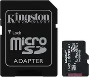 Kingston Industrial 32GB microSDHC C10 A1 pSLC Card + SD Adapter SDCIT2/32GB