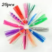 Artificial Fishing Lures Fake Soft Octopus Squid Skirt Bait PVC Equipment