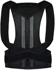 Corrector Adjustable Back Brace for Neck, Shoulder, Upper Lumbar Support Belt Straightener Waist Straps Men Women