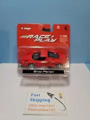 Burago Race + Play Enzo Ferrari Red 1/43 Diecast NEW 2025