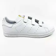 Adidas Stan Smith CF Triple White Mens Size 13 Hook and Loop Sneakers FX5508