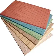6 Vintage Colors Lined Sticky Notes - 100x150mm Large Sticky Tabs, Ruled Writing Memo Pads (45 Sheets/Pad,270 Total), Ideal for Home School Office Organization