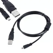 USB Data SYNC Cable+Camera Battery Charger Cord For Sony Cybershot DSC W710 B/S