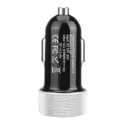 Quick Charge 2.0 Car Quick Charger 2.0 USB Intelligent Turbo Bulle Car Charger For Smartphone 15952 BLACK & SILVER