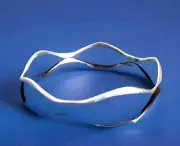 Erick's Sterling Silver Wavy Bangle Bracelet Taxco.925