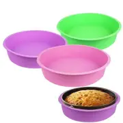 3 Pcs Springform Pan Protector, Water Bath Protector Silicone Cheesecake Pan