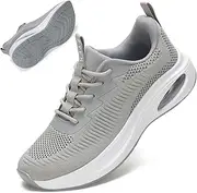 [ZYEN] Wide Toe Box Shoes Women Air Cushion Road Running Shoes Extra Wide Width Sneakers Arch Support Gym Athletic Tennis Sneakers Lightweight Breathable Walking Shoes