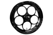 Weld Racing Magnum 2.0 Drag Front Runner 1-Piece Black 17" x 2.5" 1.13 B/S Suit Anglia Spindle Mount