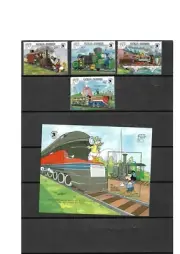 WALT DISNEY ANTIGUA Y BARBUDA 1989, SERIE 4 VALORES + HOJA BLOQUE. MNH.