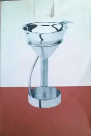 Wine Decanter Stainless Steel Funnel, Dispersing Holes, Filter, Stand