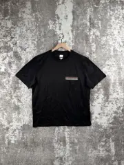 New Paul Smith T Shirt XL Mens Black Short Sleeve Front Pocket Tee Striped