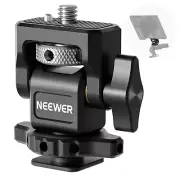 NEEWER Monitor Mount&Cold Shoe,Anti Twist 1/4''Screw for 5''&7''Field Monitor