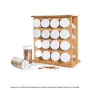Scullery Bamboo 16 Jar Spice Rack - Robins Kitchen