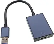 USB3.0 to HDMI Adapter Converter USB 3.0 External Display Graphic Card Audio Video 1080P Full HD Driver Free - Blue
